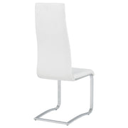 Montclair Upholstered Dining Side Chair White (Set of 4) - 100515WHT