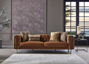 Montego 3 Seat Sleeper (Dark Brick) 2 Pieces - DMV FurnitureSleeper Sofa