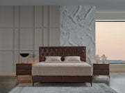 Montego Walnut Queen Bed from Bellona - DMV Furniture