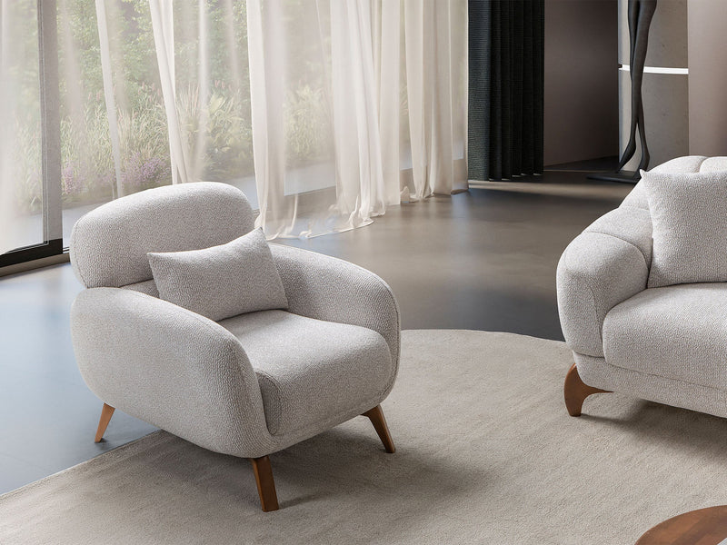 Montel Chair in Cream - 200-ST-MONT-SOFT03-B