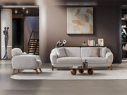 Montel Convertible Loveseat in Cream - 200-ST-MONT-SOFT03-2