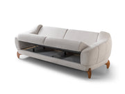 Montel Convertible Sofa in Cream - 200-ST-MONT-SOFT03-3
