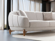 Montel Convertible Sofa in Cream - 200-ST-MONT-SOFT03-3