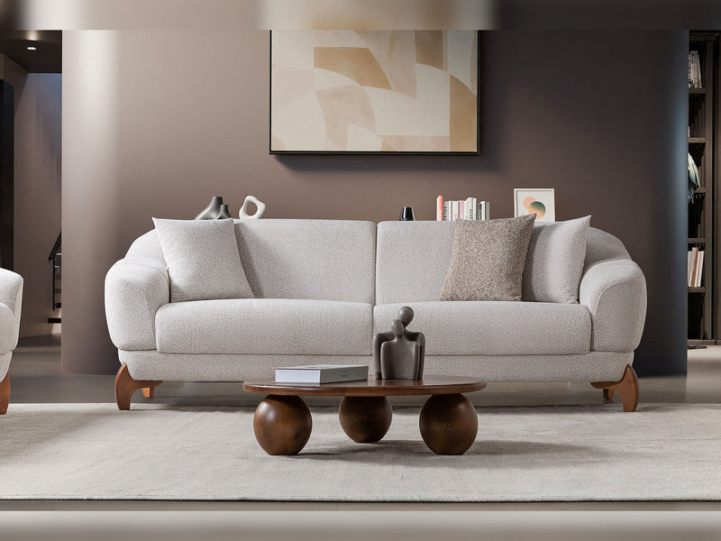Montel Convertible Sofa in Cream - 200-ST-MONT-SOFT03-3