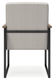 Montia Home Office Desk with Chair and Storage in Light Brown - PKG018523