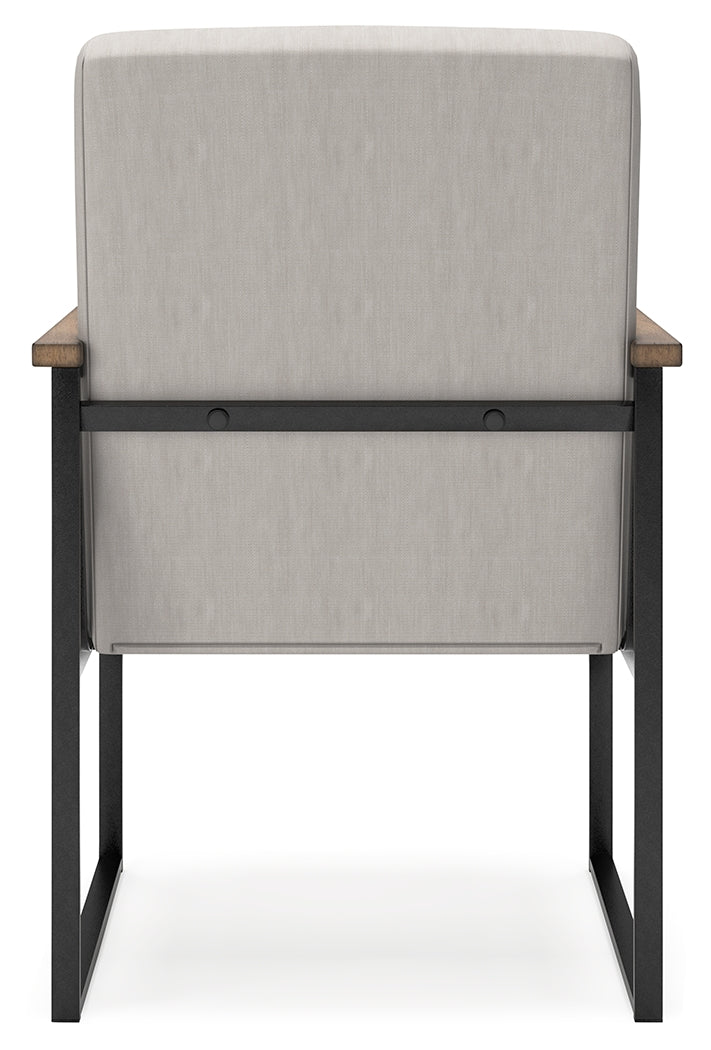 Montia Home Office Desk with Chair and Storage in Light Brown - PKG018523