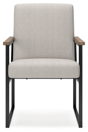 Montia Home Office Desk with Chair in Light Brown - PKG018522