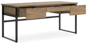 Montia Light Brown 67" Home Office Desk - H632-44