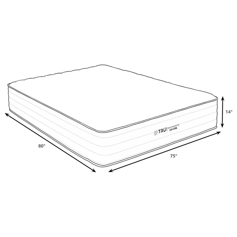 Montlake 14-inch Eastern King Cool Firm Foam Hybrid Mattress - 350411KE