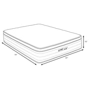 Montlake 15-inch Twin Cool Euro Top Foam Hybrid Mattress - 350412T