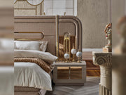 Monza Bedroom (Queen Frame With Headboard & Dresser With Mirror & 2 Nightstand) - 120-MON-SET