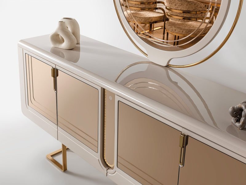 Monza Consol With Mirror - 115-MON-CONM