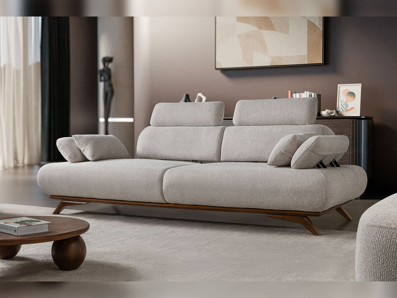 Monza Convertible Loveseat in Cream - 200-ST-MON-SOFT03-2