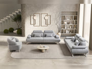 Monza Convertible Loveseat in Grey - 200-ST-MON-SOFT13-2