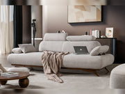 Monza Convertible Loveseat in Grey - 200-ST-MON-SOFT13-2