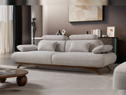 Monza Convertible Loveseat in Grey - 200-ST-MON-SOFT13-2