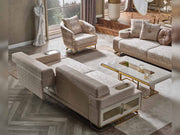 Monza Convertible Sofa Cream in Cream - 101-MON-MON01-3