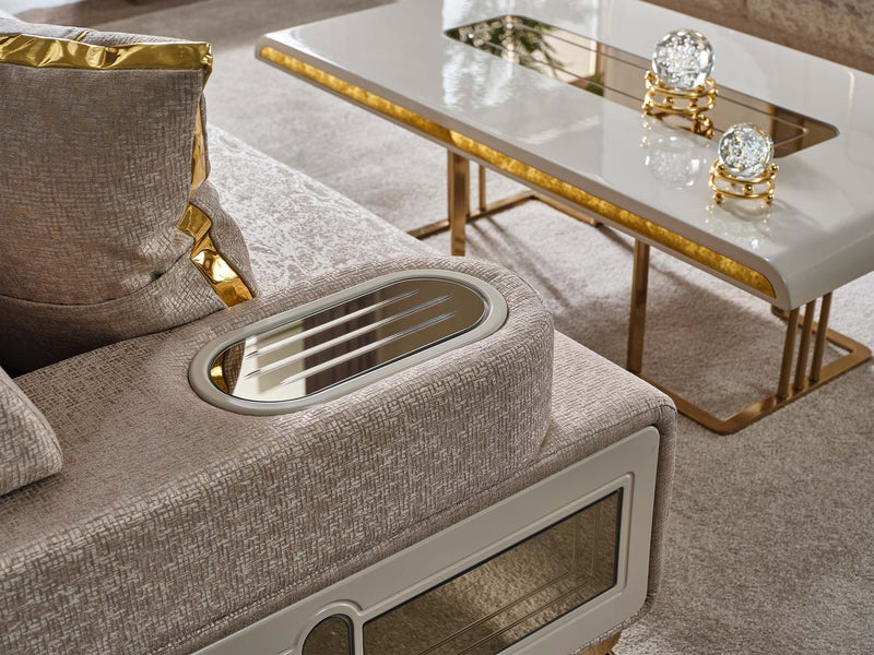 Monza Convertible Sofa Cream in Cream - 101-MON-MON01-3