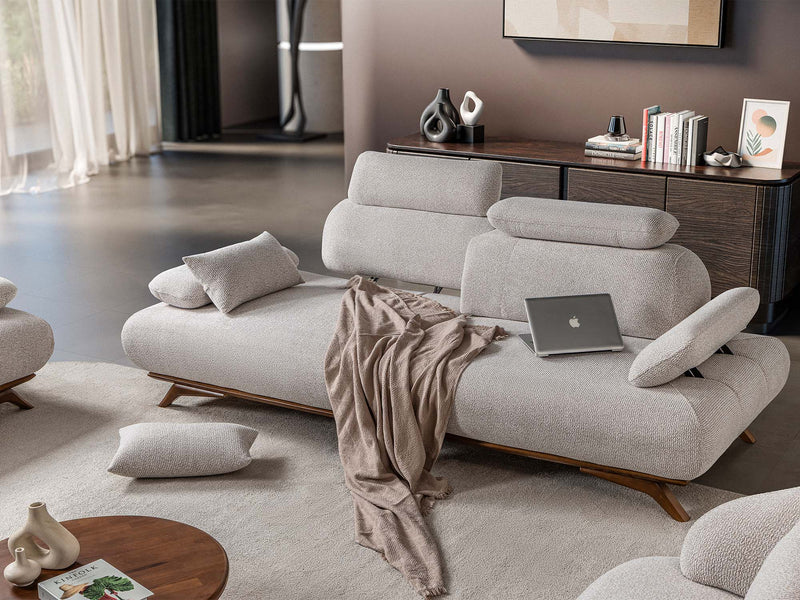 Monza Convertible Sofa in Cream - 200-ST-MON-SOFT03-3