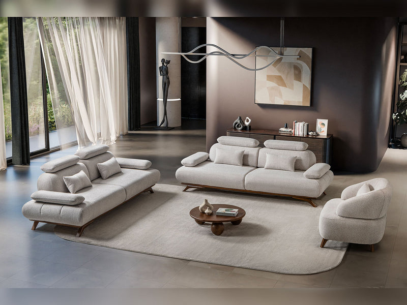 Monza Convertible Sofa in Cream - 200-ST-MON-SOFT03-3