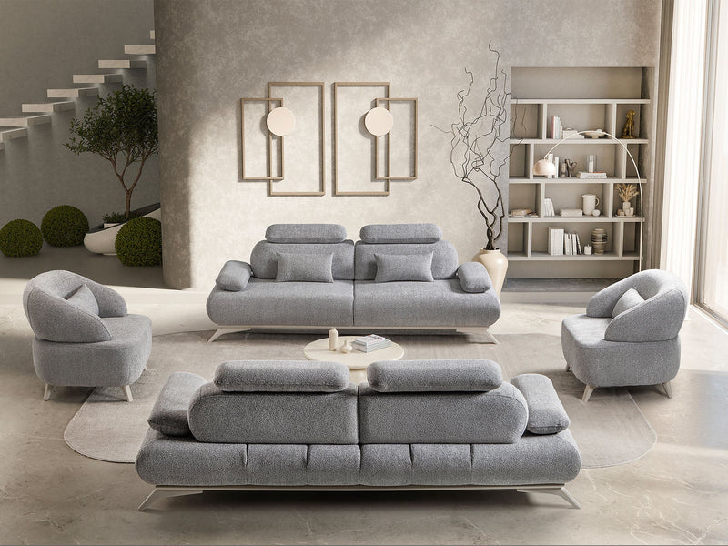 Monza Convertible Sofa in Grey - 200-ST-MON-SOFT13-3