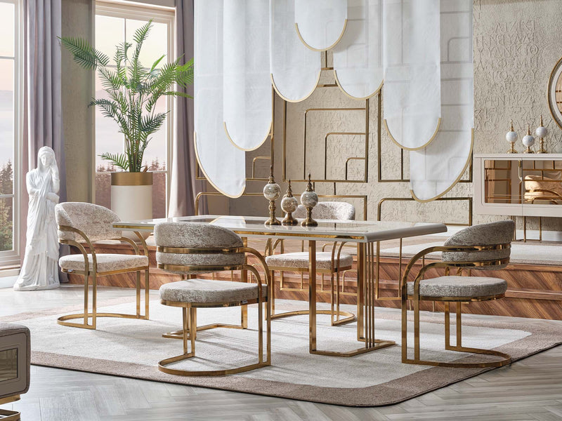 Monza Dining Table - Table 78" - 115-MON-DT-6