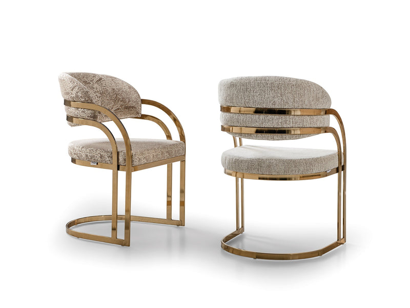 Monza Diningroom (Consol With Mirror & Dining Table & 6 Dining Chair) - 115-MON-DT-6-SET