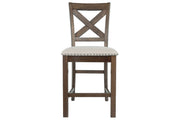 Moriville Beige Counter Height Bar Stool (Set of 2) - DMV FurnitureBarstool