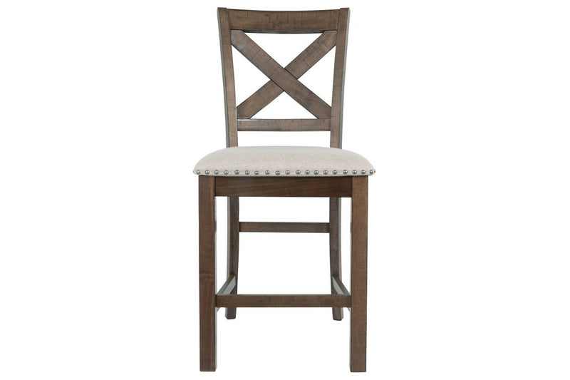 Moriville Beige Counter Height Bar Stool (Set of 2) - DMV FurnitureBarstool