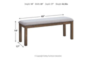 Moriville Beige Dining Bench - DMV FurnitureAccent Bench
