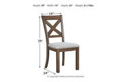 Moriville Beige Dining Chair (Set of 2) - DMV FurnitureDining Chair