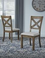 Moriville Beige Dining Chair (Set of 2) - DMV FurnitureDining Chair