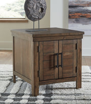 Moriville Coffee Table with 2 End Tables in Grayish Brown - PKG015590