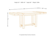 Moriville Grayish Brown Counter Height Dining Extension Table - DMV FurnitureCounter Height Table