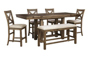 Moriville Grayish Brown Counter Height Dining Extension Table - DMV FurnitureCounter Height Table