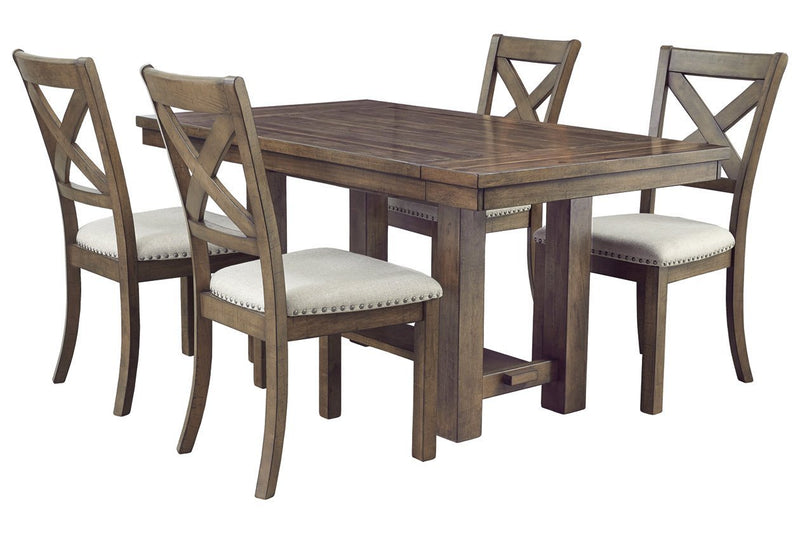 Moriville Grayish Brown Dining Extension Table - DMV FurnitureDining Table