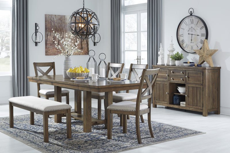Moriville Grayish Brown Dining Room Set - DMV FurnitureDining Room Set