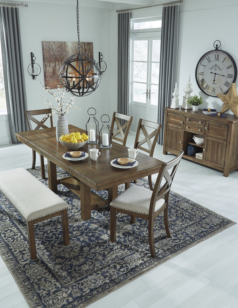 Moriville Grayish Brown Dining Room Set - DMV FurnitureDining Room Set