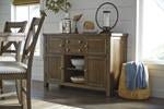 Moriville Grayish Brown Dining Server - DMV FurnitureCabinet