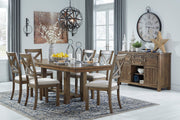 Moriville Grayish Brown Extendable Dining Set - DMV FurnitureDining Room Set
