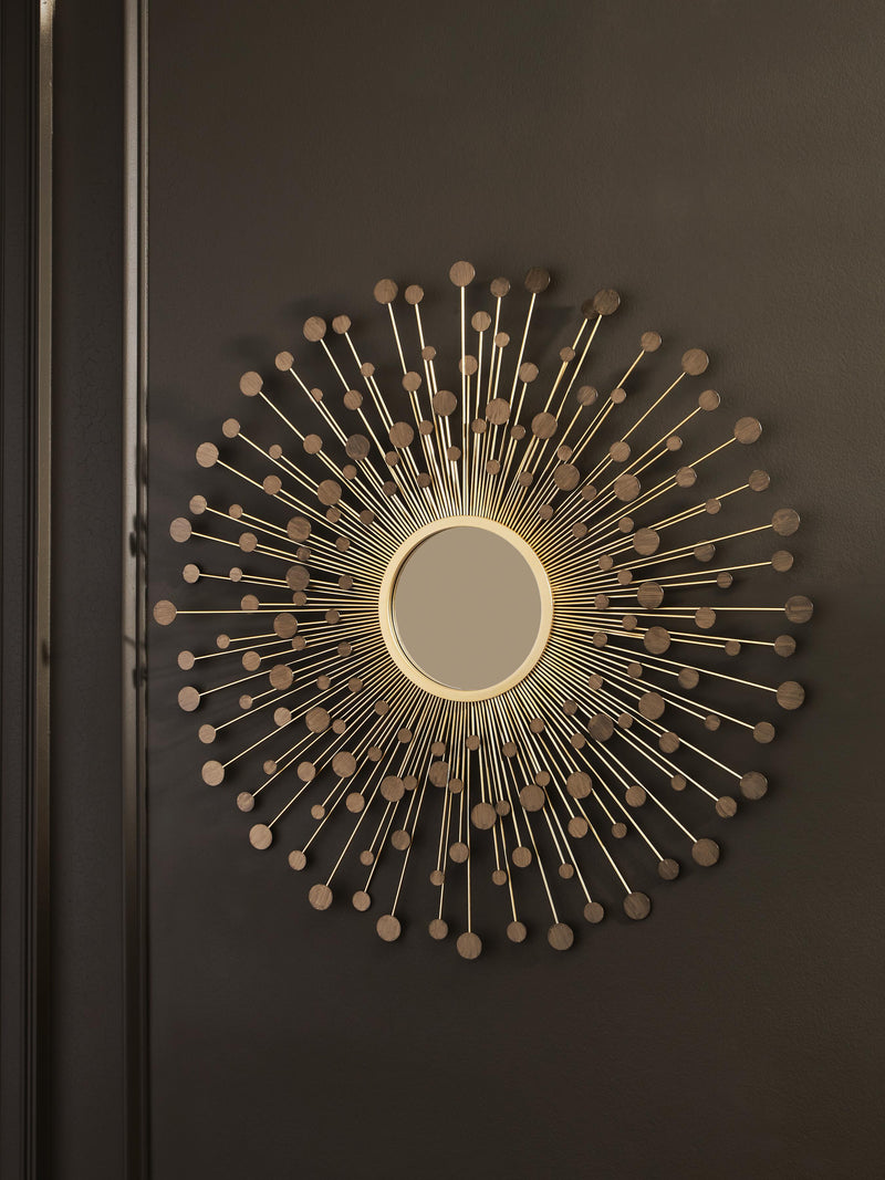 Morwenna Bronze/Gold Finish Accent Mirror - A8010392