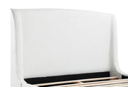 Mosby Upholstered Queen Wingback Bed Snow - 306020Q