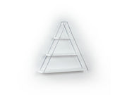 Moset Triangle Shelf in Walnut-Chrome - 760-MOS-MT191001
