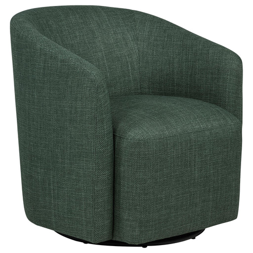 Mossbrook Fabric Upholstered Swivel Accent Chair Green - 903222