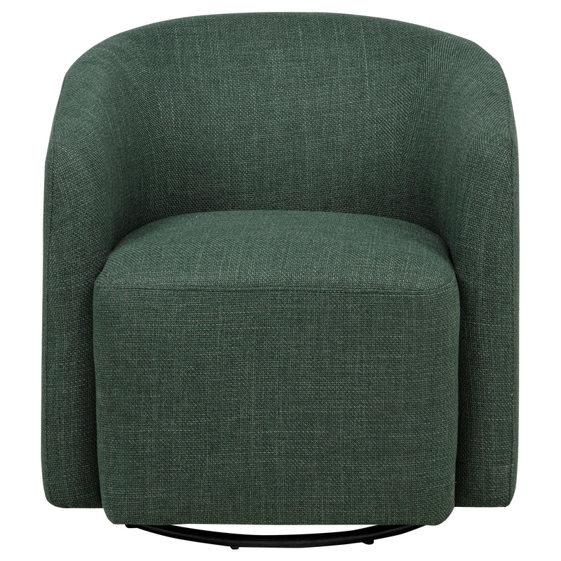 Mossbrook Fabric Upholstered Swivel Accent Chair Green - 903222