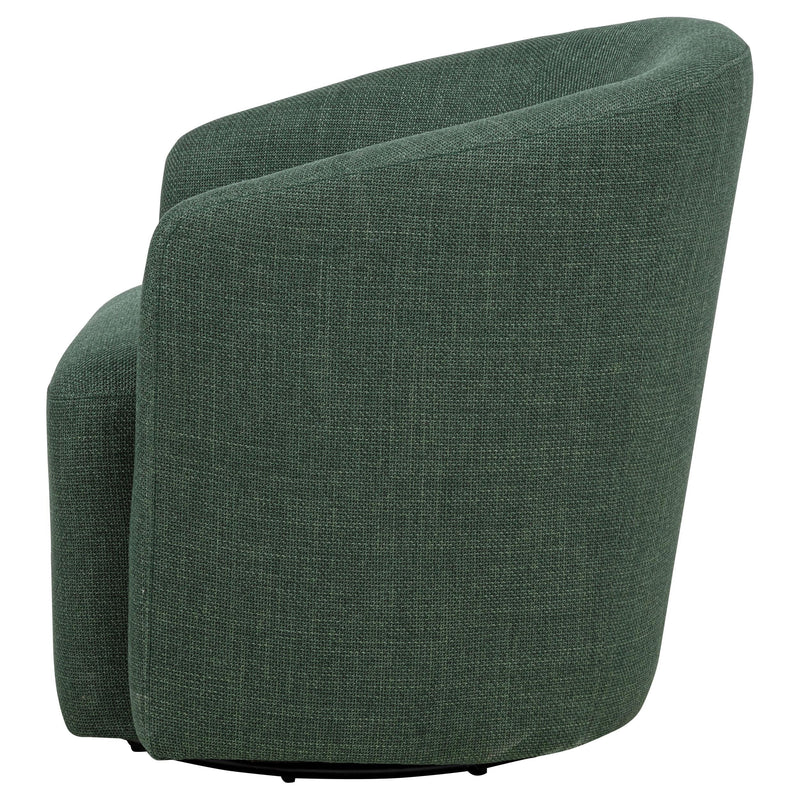 Mossbrook Fabric Upholstered Swivel Accent Chair Green - 903222