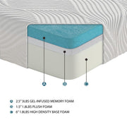 MT-G10Q 10" Queen Gel-Infused Memory Foam Mattress - MT-G10Q