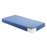 MT-PG07BLT 7" Blue Twin Gel-Infused Memory Foam Mattress and Pillow Set - MT-PG07BLT