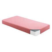 MT-PG07PKT 7" Pink Twin Gel-Infused Memory Foam Mattress and Pillow Set - MT-PG07PKT