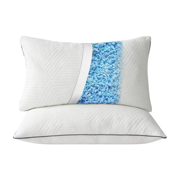 MT-SUNPK King Size Shredded Memory Foam Pillow (2pc/Box), Set of 2 - MT-SUNPK